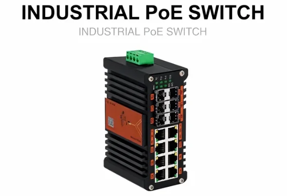 Sfp+ 10G Managed Switch 8 Port - Sakelar PoE Terkelola L2+ Industri, 8