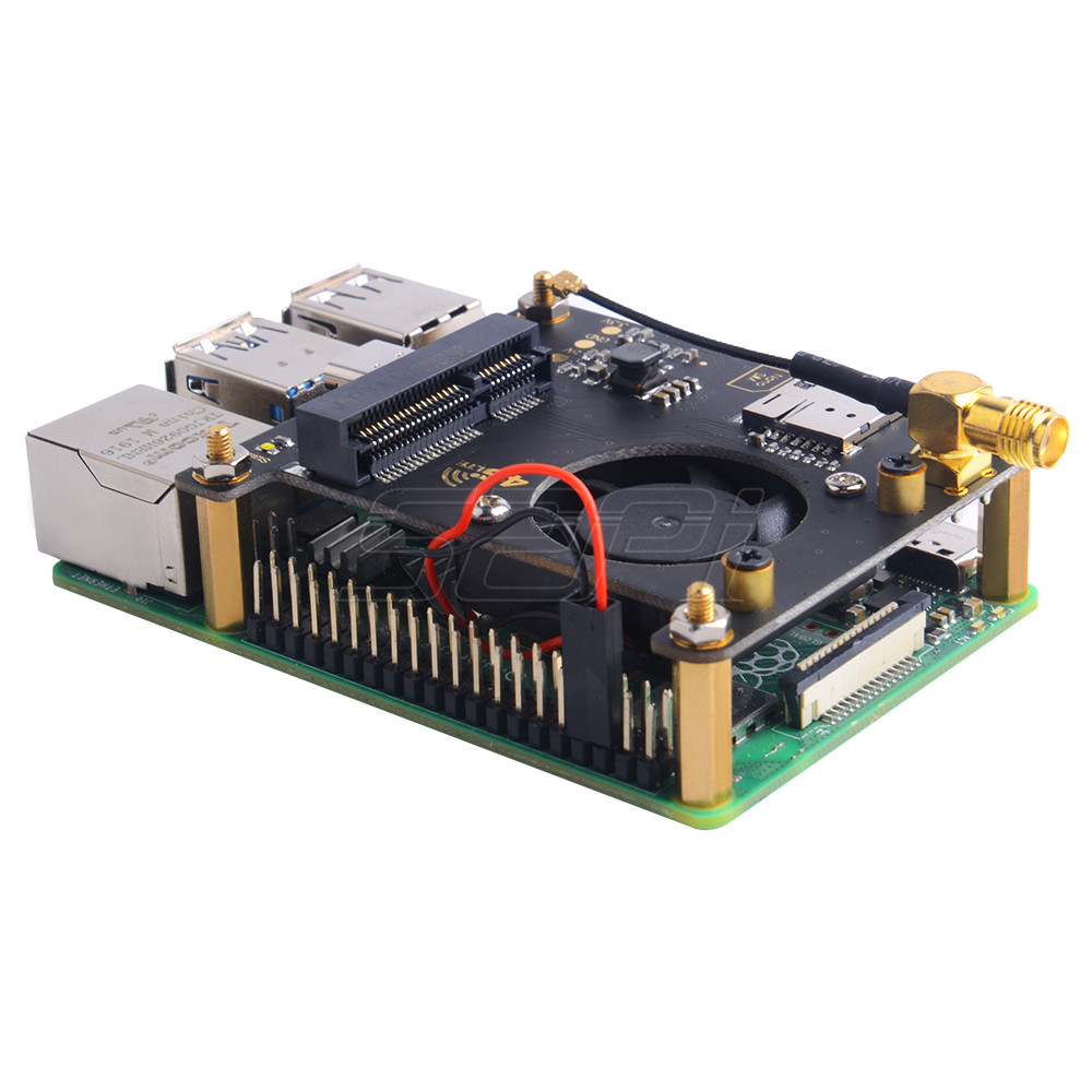 52Pi Raspberry Pi 3G 4G Topi U - Deskpi Super6C ulasan dan harga